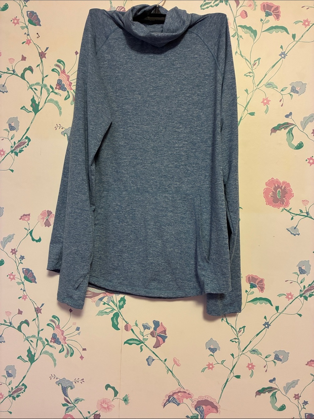Eddie Bauer Heathered Light Blue Pullover
